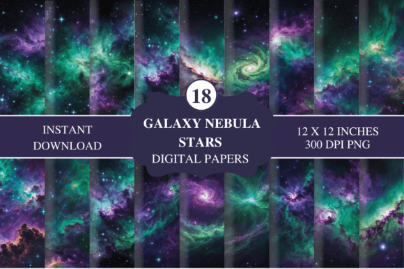 Crafting Cosmic Narratives with Nebula Backgrounds