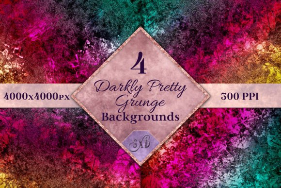Darkly Pretty Grunge Backgrounds: Moody Design Assets