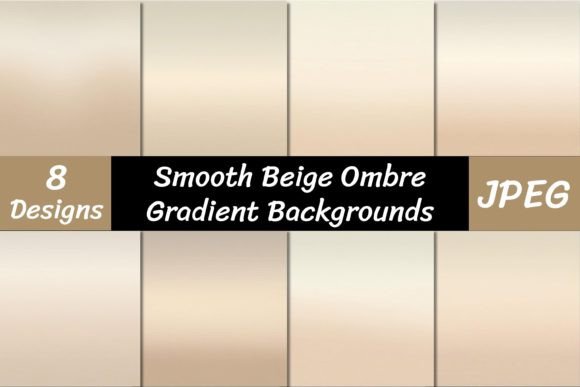 Elevate Your Projects with Smooth Beige Ombre Gradient Backgrounds