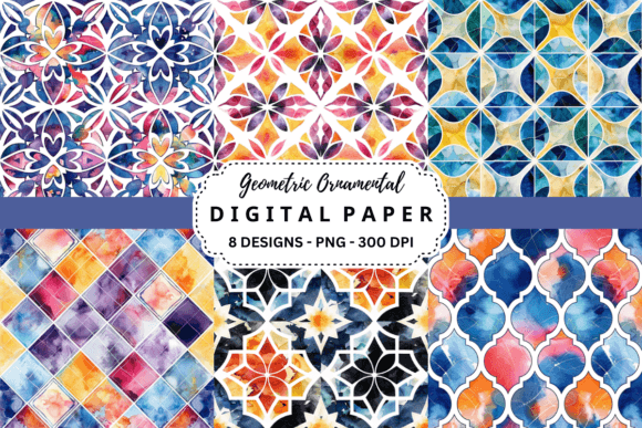 Geometric Ornamental Backgrounds: Your Design Secret Weapon