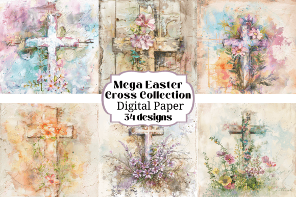 Mega Easter Cross Collection Backgrounds: A Designer's Guide