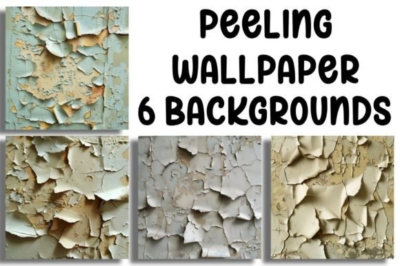Peeling Wallpaper Backgrounds: Capturing Timeless Character