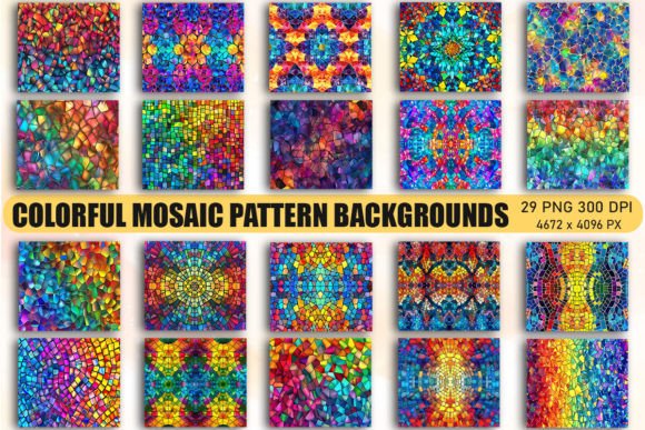 Vibrant Mosaic Backgrounds: Adding Instant Energy to Your Projects