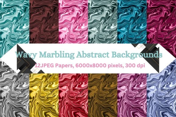 Wavy Marble Abstract Backgrounds: Elevate Your Visuals