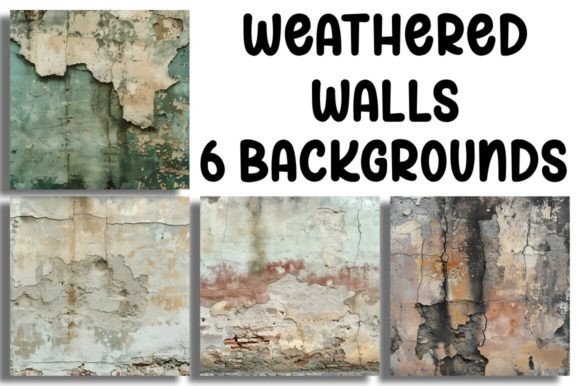 Weathered Walls Backgrounds: The Texture of Urban Storytelling